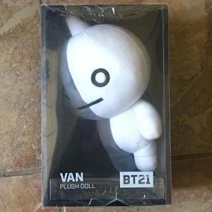 Official BT21 VAN Standing Plush Doll